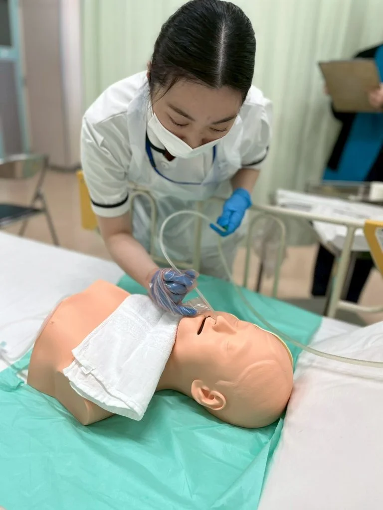 【看護学科】3年生技術試験を実施しました｜卒業生による実践的指導と交流会