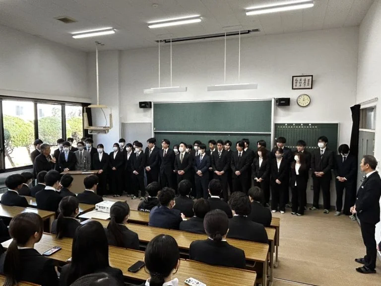 理学療法士養成学科3年生が国家試験へ出発｜壮行会を実施しました